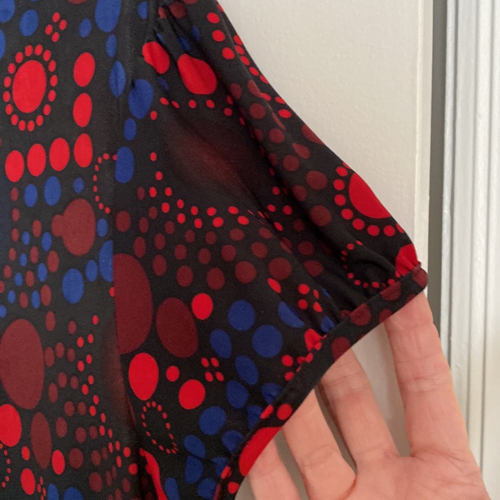 NEW DIRECTION Artist pattern blouse - Picture 3 of 7
